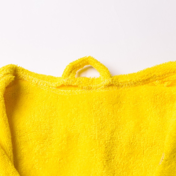 Халат махровый детский Корги, размер 34, цвет жёлтый, 340 г/м² хл. 100% с AIRO 