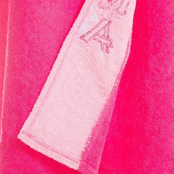 Килт(юбка) женский махровый, с вышивкой, 80х160 см, цвет малиновый 
