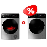 Жиынтық Hansa кептіру машинасы TDH8H1D5G + Hansa кір жуғыш машинасы  WHK9141D4BSG 