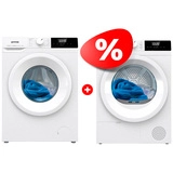 Комплект Сушильная машина Gorenje DHNE82/C + Стиральная машина Gorenje WNHPI84AS/R 