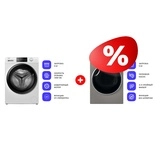 Жиынтық Сушильная машина Haier HD90-A2979S + Стиральная машина Haier HW90-BP14959 