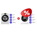 Комплект Сушильная машина Haier HD90-A2959 + Стиральная машина Haier HW90-BP14959 