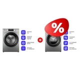 Комплект Сушильная машина Haier HD90-A2959S + Стиральная машина Haier HW90-BP14959S 