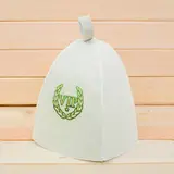 Набор "VIP- гости": две шапки для бани с принтом  - фото 3