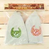 Набор "VIP- гости": две шапки для бани с принтом  - фото 5