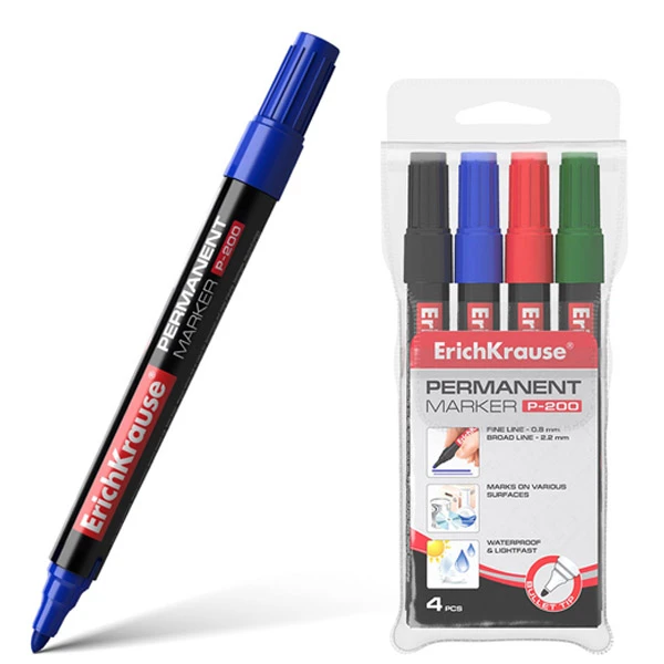Футляр перманентных маркеров ErichKrause® 11606 P-200