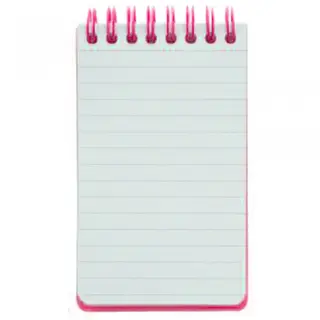 Блокнот A7 Comix CPA7801 80 л. красный