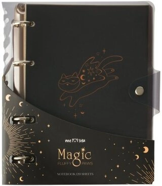 Общая тетрадь MESHU Black cat, 120 л, А5, клетка, мягкая обложка, 1 шт 