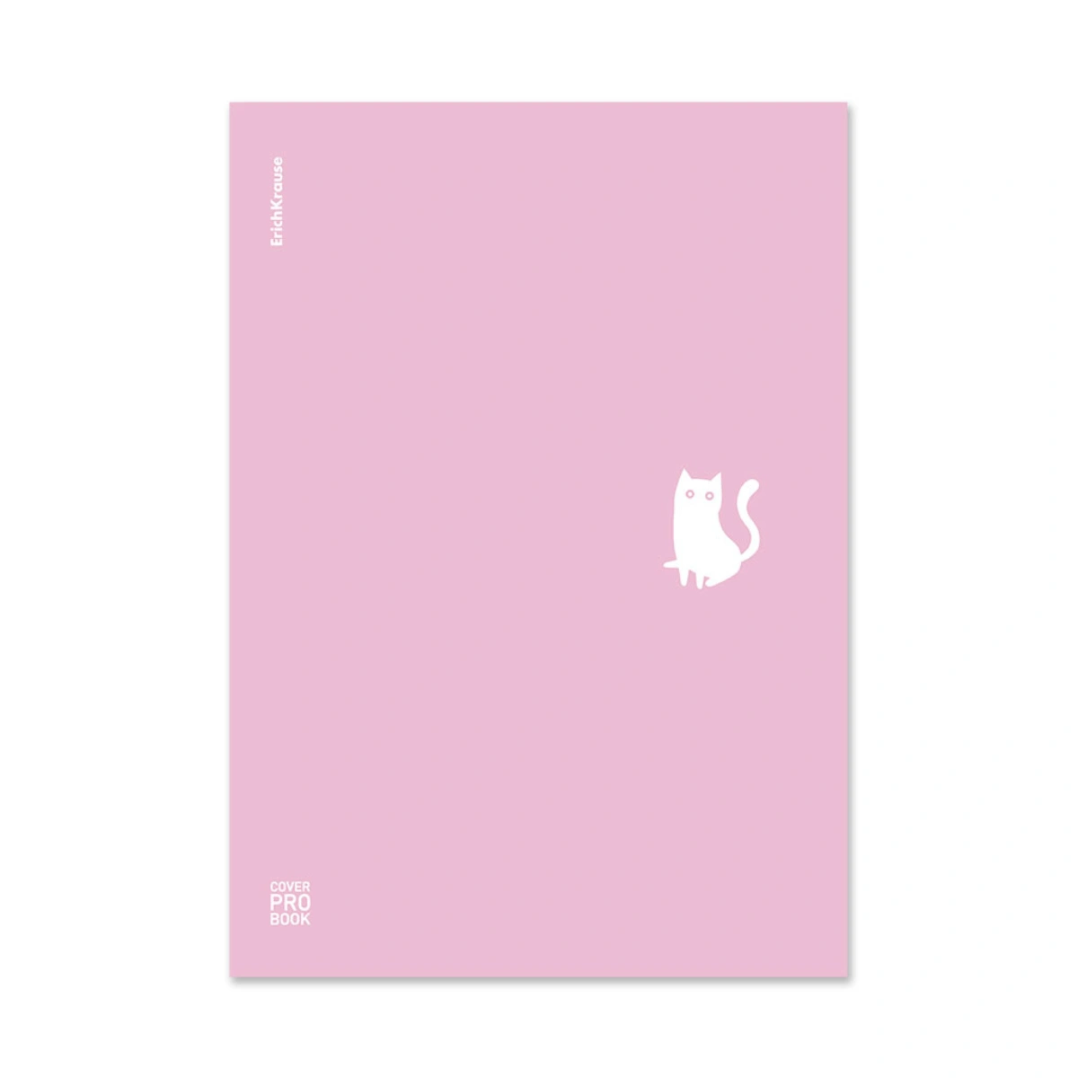 Тетрадь общая ученическая с пластиковой обложкой на скобе ErichKrause CoverProBook Brave cats, фиолетовый, А4, 48 листов, клетка  - фото 2