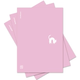 Тетрадь общая ученическая с пластиковой обложкой на скобе ErichKrause CoverProBook Brave cats, фиолетовый, А4, 48 листов, клетка  - фото 3