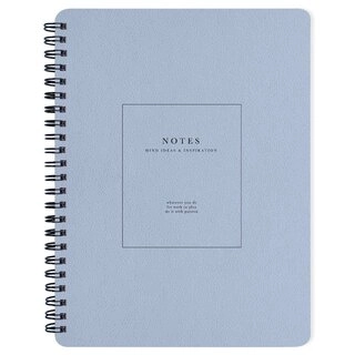 Тетрадь общая, Be Smart, 156х207 мм, 96 л., клетка, мягкий переплет, спираль. Коллекция Notes, голубой 