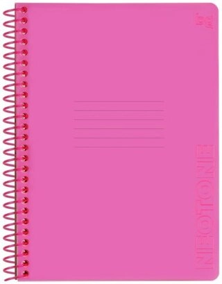 Общая тетрадь BG Neon. Pink, 96 л, А5, клетка, твердая обложка, 1 шт 