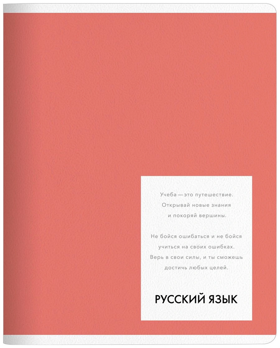 Предметная тетрадь Be Smart "Color", русский язык, 48 л, А5, линейка, мягкая обложка, 1 шт 