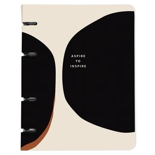 Тетрадь общая, Be Smart, 155х212 мм, 80 л., клетка, кольцевой механизм, картон. Коллекция Inspire, бежевый 