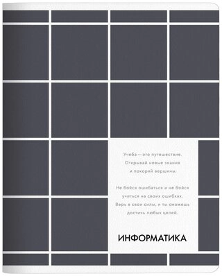 Предметная тетрадь Be Smart "Color", информатика, 48 л, А5, клетка, мягкая обложка, 1 шт 