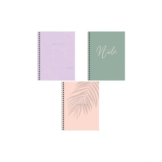 Тетрадь 48л., А5, клетка на гребне GreenwichLine Nude, матовая ламинация, тиснение фольгой, 70г/м2 