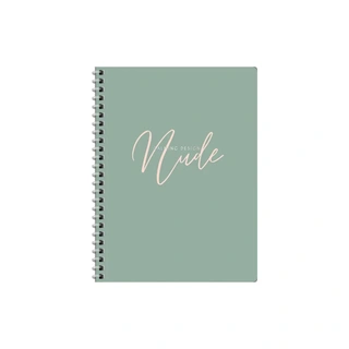 Тетрадь 48л., А5, клетка на гребне GreenwichLine Nude, матовая ламинация, тиснение фольгой, 70г/м2  - фото 2