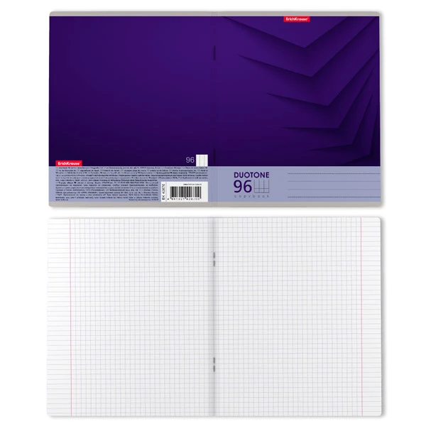 Тетрадь общая  ErichKrause® 42670 Duotone Next 96 листов клетка - фото 3