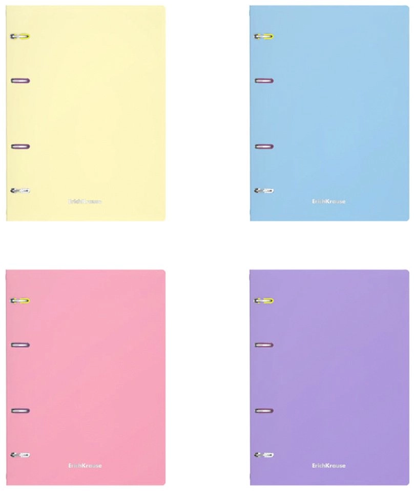 Общая тетрадь Erich Krause Pastel, 80 л, А5, клетка, твердая обложка, 1 шт 