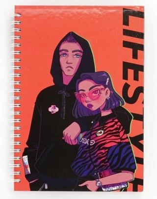 Общая тетрадь Канц-Эксмо Стильная команда, 100 л, А5, линейка, твердая обложка, 1 шт 