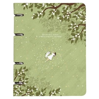 Тетрадь общая, Be Smart, 163х212 мм, 120 л., клетка, кольцевой механизм, картон. Коллекция Soul, сад 