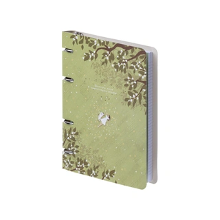 Тетрадь общая, Be Smart, 163х212 мм, 120 л., клетка, кольцевой механизм, картон. Коллекция Soul, сад  - фото 3