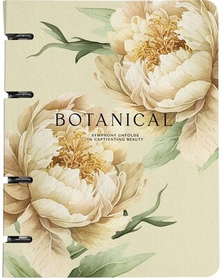 Общая тетрадь Be Smart Peony желтый, 120 л, А5, клетка, твердая обложка, 1 шт 