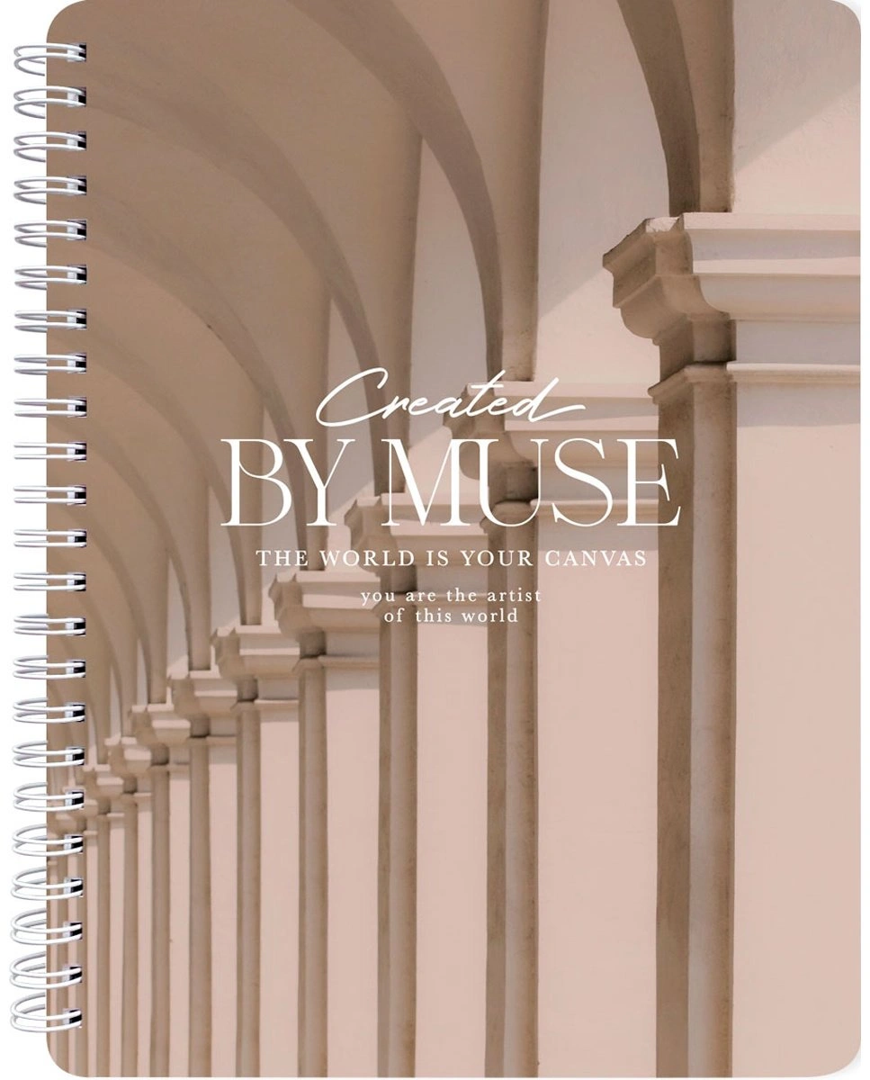 Общая тетрадь Be Smart Muse колонны, 80 л, А5, клетка, мягкая обложка, 1 шт 