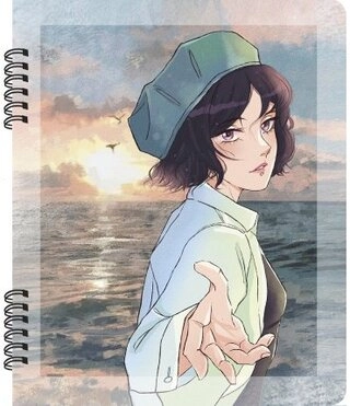 Тетрадь А5 на гребне (еврокреппление) 96л. My Notes. No 9 