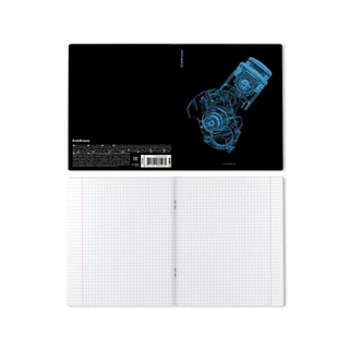 Тетрадь общая ученическая ErichKrause X-Ray в деталях, 96 листов, клетка  - фото 4