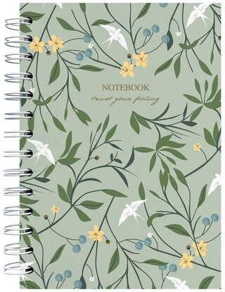 Общая тетрадь Be Smart Romance ласточка, 120 л, А5, в точку, твердая обложка, 1 шт 