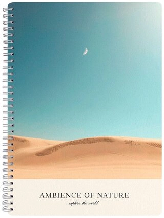 Общая тетрадь Be Smart Ambience луна, 96 л, А4, клетка, мягкая обложка, 1 шт 