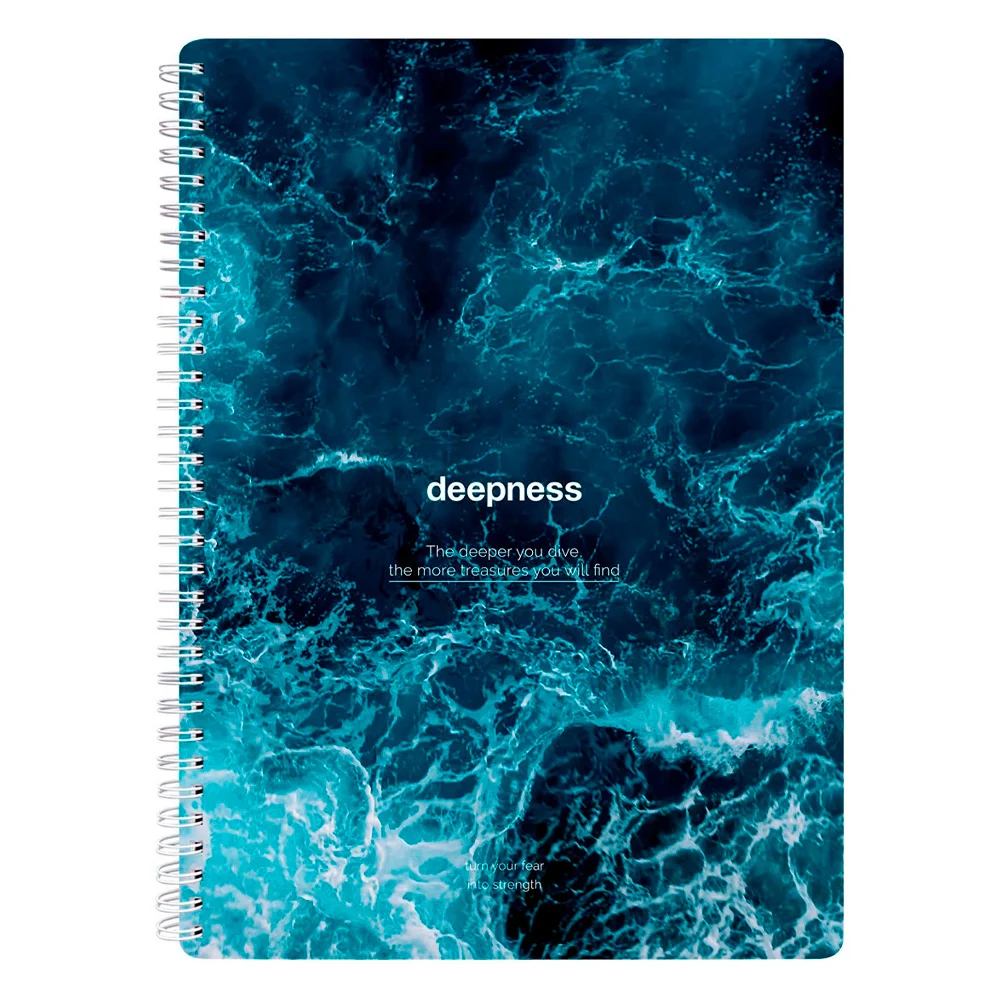 Общая тетрадь Be Smart Ocean пучина, 96 л, А4, клетка, мягкая обложка, 1 шт 