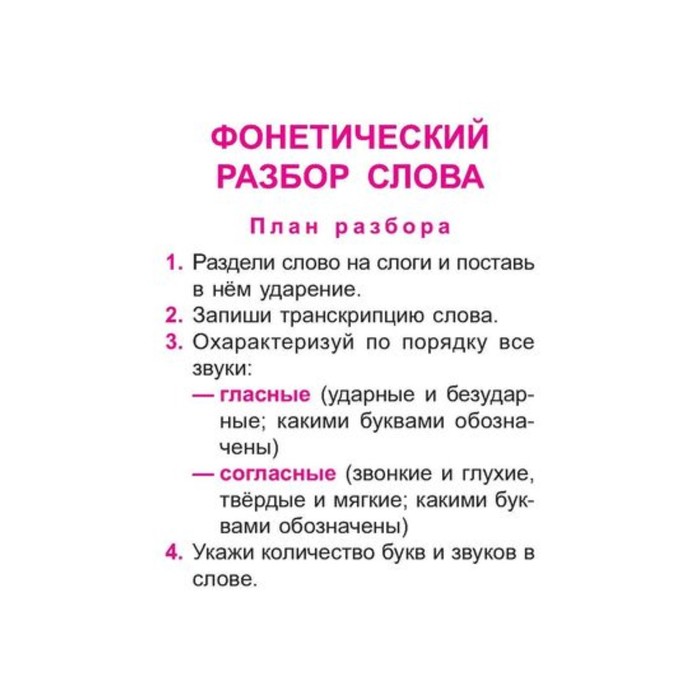 Примеры разборов по русскому языку