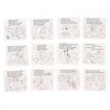 Набор карточек "Логопедические чистоговорки" 12 карточек, веселые стишки  - фото 3