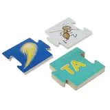 Развивающие карточки-пазлы «Учимся читать по слогам. Новые слова», 40 карточек  - фото 2