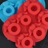 Форма для льда и шоколада "Кольца", 6 ячеек, цвета МИКС  - фото 4