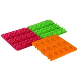 Форма для мармелада 18х2 см "Медвежата", 15 ячеек, цвета МИКС  - фото 6