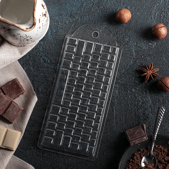 Форма для шоколада 7×15×1 см "Клавиатура" 