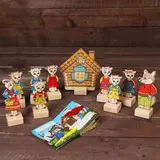 Театр на столе "Волк и семеро козлят"( микрогофра ) 