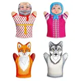 Кукольный театр «Битый небитого везёт», 4 куклы-перчатки, сценарий в стихах  - фото 2