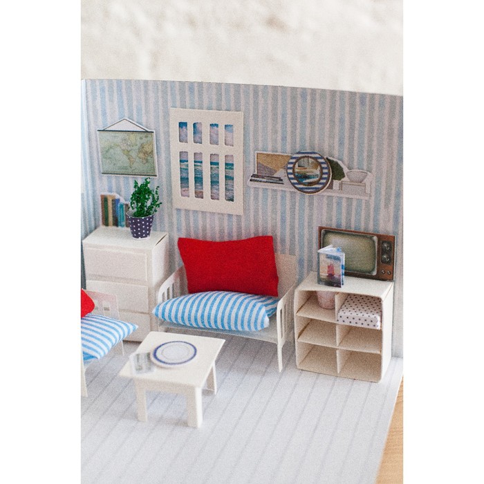Кукольная миниатюра «Счастливый сон», набор для создания, 14.5 × 18.7 см 
