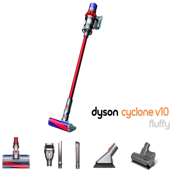 Вертикальный пылесос Dyson V10 Fluffy Extra в Алматы - цены, купить в ...