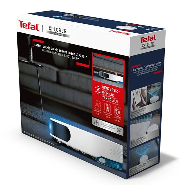 Робот-пылесос Tefal X Plorer S130 AI RG9077WH White - фото 14
