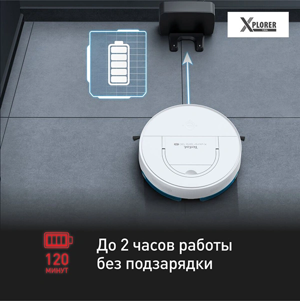 Робот-пылесос Tefal X Plorer S130 AI RG9077WH White - фото 10