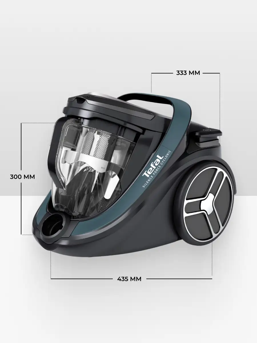 Пылесос с контейнером для пыли Tefal Silence Force Cyclonic Effitech TW7941EA - фото 10