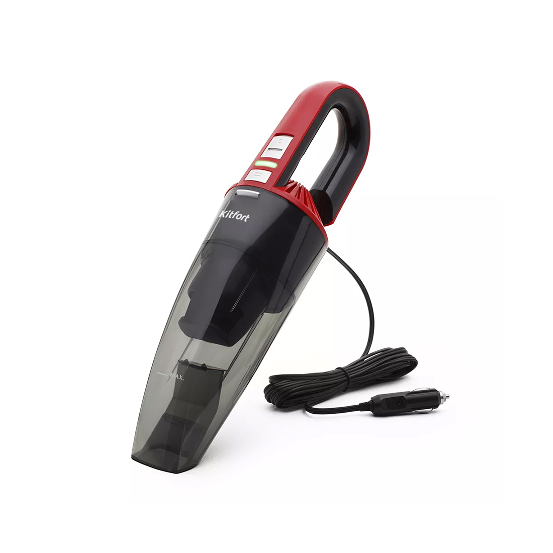 Ручной автомобильный пылесос Kitfort КТ-537-2 черно-красный 