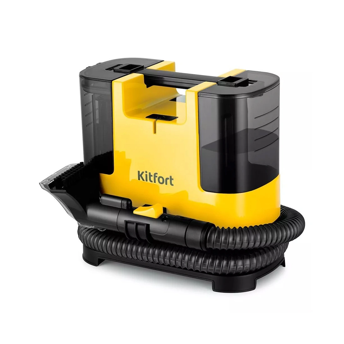 Моющий пылесос Kitfort КТ-5162-3 черно-желтый 