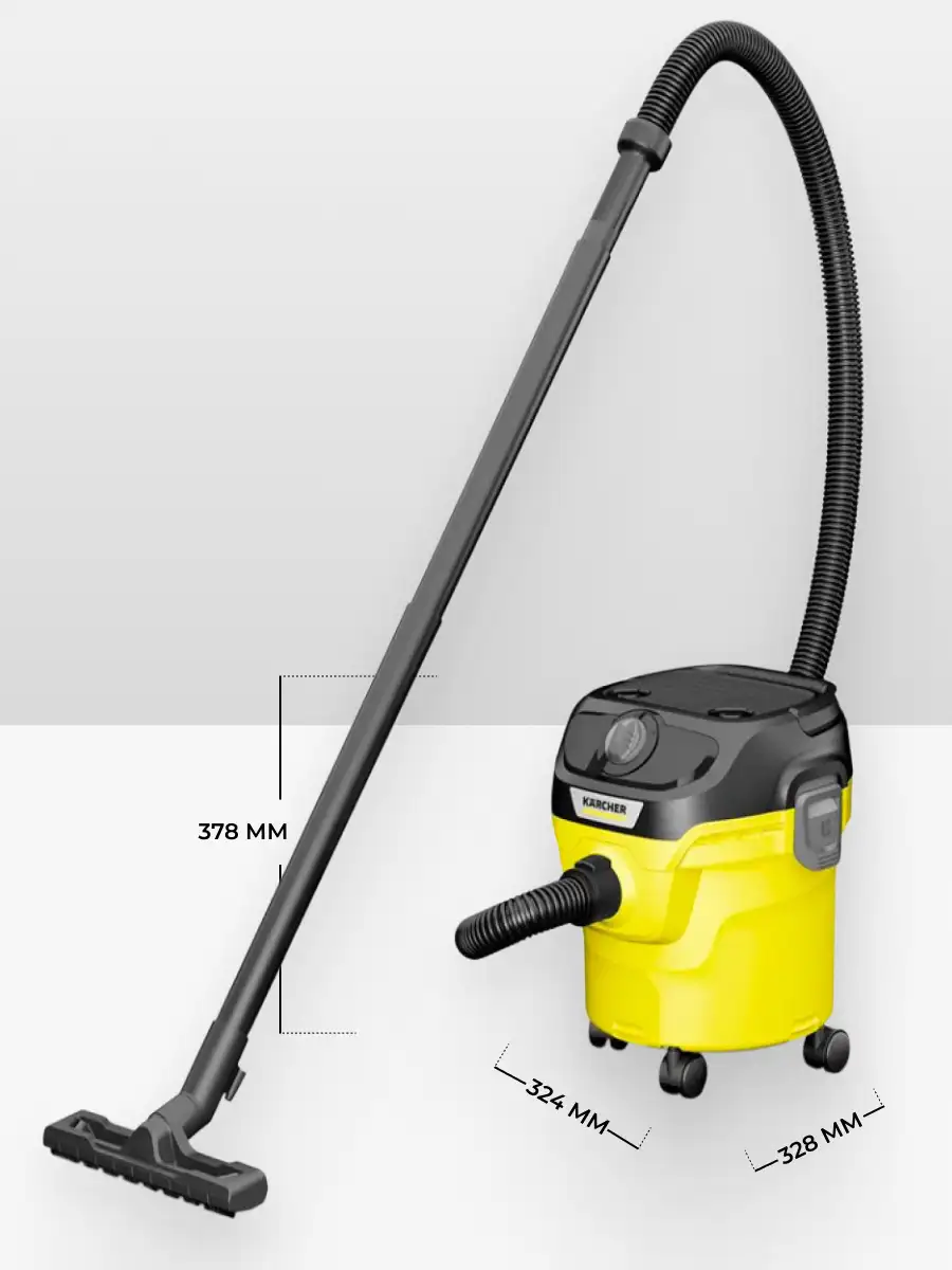 Хозяйственный пылесос Karcher KWD 1 W V-12/4/18 (BY-) - фото 6