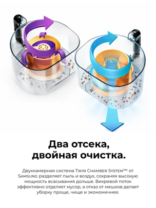 Пылесос Samsung VCC4520S36/XEV - фото 3